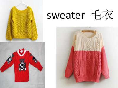 冀教版四年級英語上Lesson1《Sweater》課件PPT設計